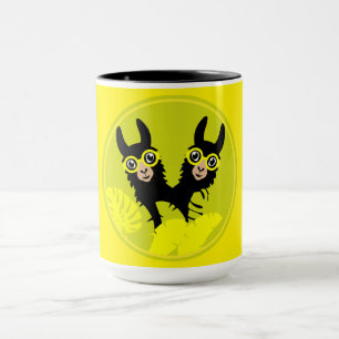 Mug Alpaca llama Twins