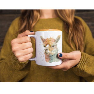 Mug Alpacas d'aquarelle