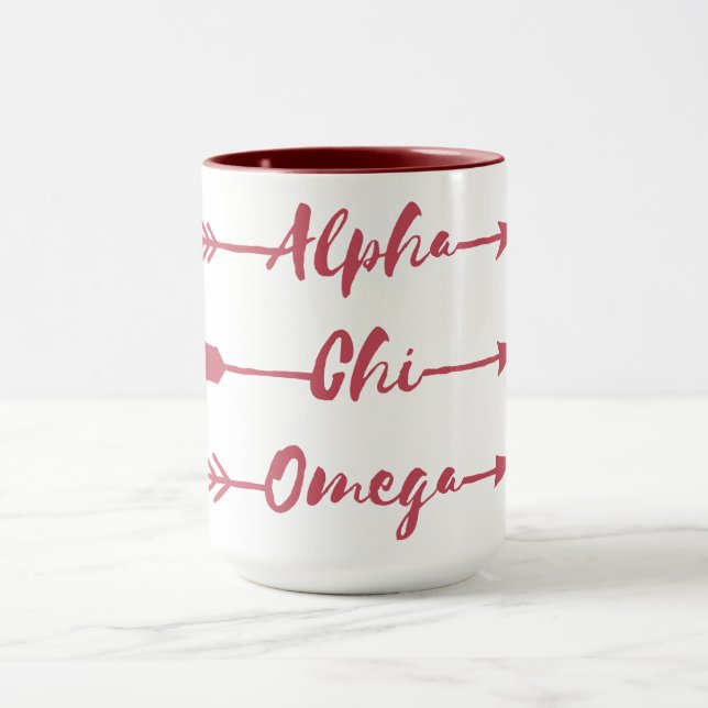 Mug Alpha Chi Omega | Flèches (Centre)