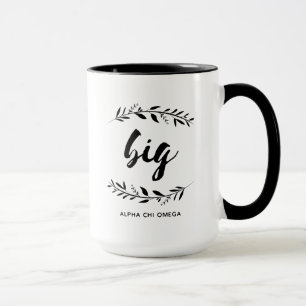 Mug Alpha guirlande d'Omega de Chi grande