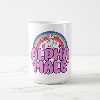 Mug Alpha Homme Unicorne Funny Sarcastique Ironique bi
