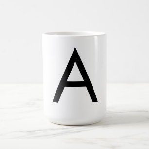 Mug Alphabet de police de Futura