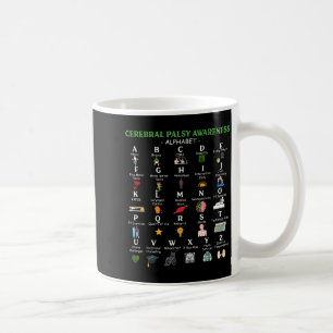 Mug Alphabet de sensibilisation à la paralysie cérébra