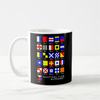 Mug Alphabet indicateur de signal nautique