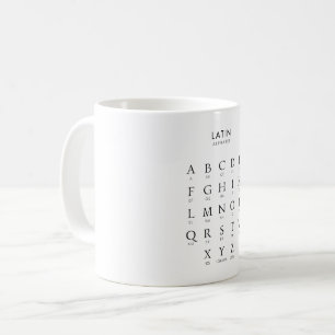 Mug Alphabet latin