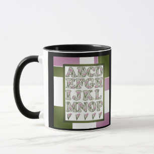 Mug Alphabet pour enfants, apprendre l'alphabet, ABC