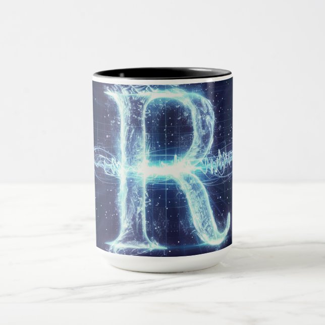 Mug alphabet : 'R' (Centre)