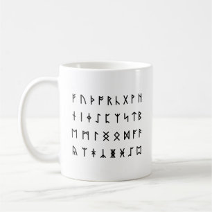 Mug Alphabet Runique [Futhorc]