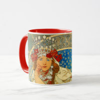 Alphonse Mucha Art Nouveau Princesse Hyacinth