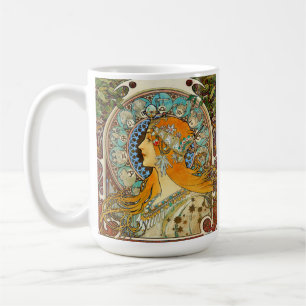 Mug Alphonse Mucha Art Nouveau Zodiac