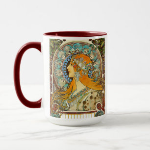 Mug Alphonse Mucha Art Nouveau Zodiac