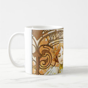 Mug Alphonse Mucha Flirt Vintage Art romantique Nouvea