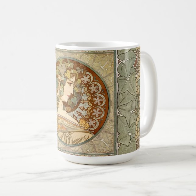 Mug Alphonse Mucha Ivy GalleryHD (Devant droit)