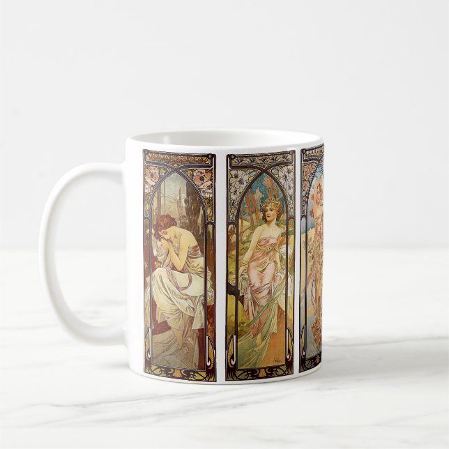 Mug Alphonse Mucha, Le Temps du Jour (Gauche)