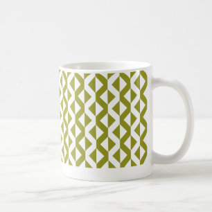 Mug Alternate ZigZags - Vert et blanc d'olive