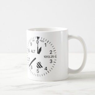 Mug Altimètre de l'aéronef - Montée et brillance