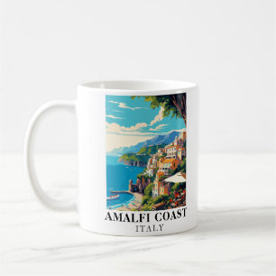 Mug Amalfi Coast Italie Voyage Retro