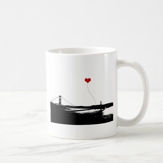 Mug Amant de golden gate bridge San Francisco (Droite)