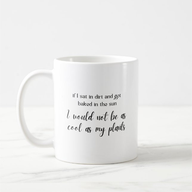 Mug Amant plante drôle cadeau maison amant plante jard (Gauche)