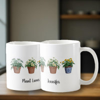 Amarrages plante fleurs monogrammée plante amant
