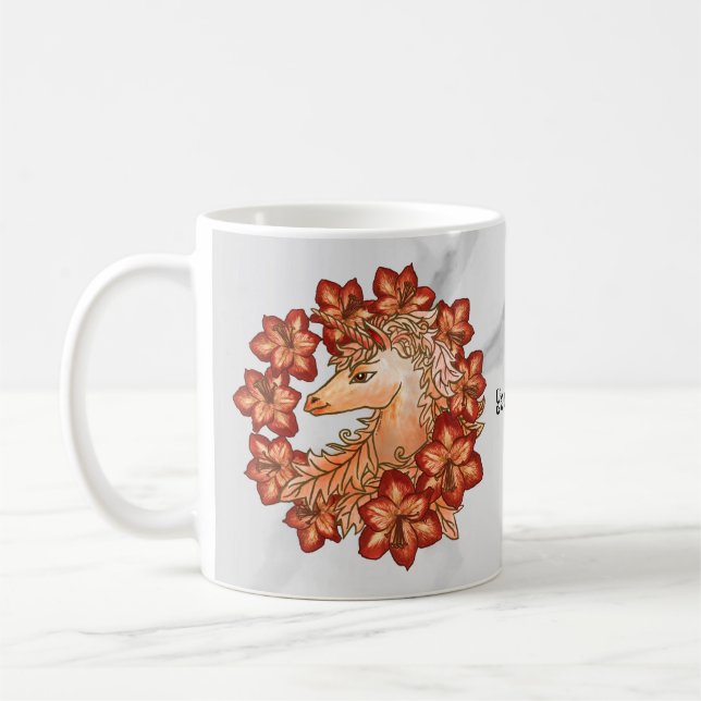 Mug Amaryllis Licorne (Gauche)