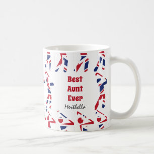 Mug AMATEUR DE GOLF Meilleure tante Jamais personnalis