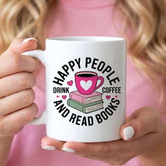 Mug Amateur de livres drôles Accro au café Nerd de la 