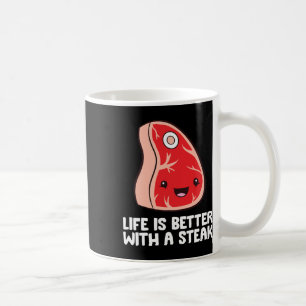 Mug Amateur de steak BBQ Grillade La vie est meilleure