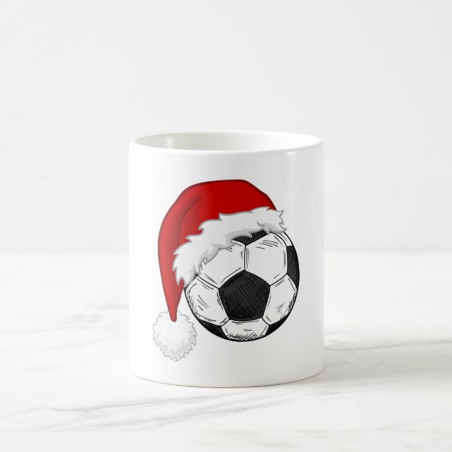 Mug Amateurs de football design chemise de Noël Joueur (Centre)