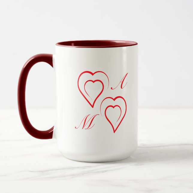 Mug AMATEURS DE MONogrammes (Gauche)