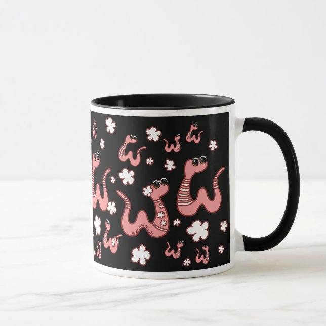 Mug Amateurs de ver rouge de Wiggler ©Imagesby Charlie (Droite)