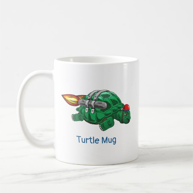 Mug Amazing Rocket Turtle (Gauche)