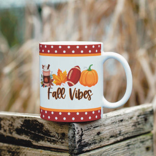 Mug Ambiance d'automne Épice de citrouille Football 