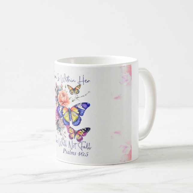 Mug Ambient Psaume 46:5  (Devant droit)