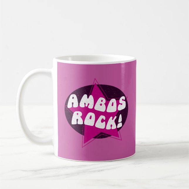 Mug Ambos Rock Rose Ambulance Driver (Gauche)