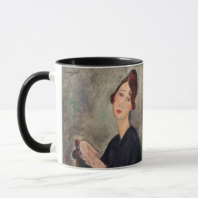 Mug Amedeo Modigliani - Portrait de Dedie Hayden (Gauche)