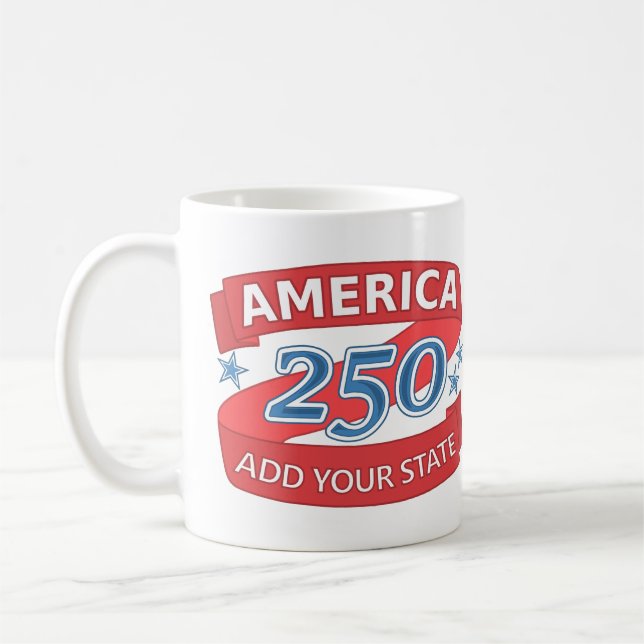 Mug America 250 Add State Independence Anniversary (Gauche)