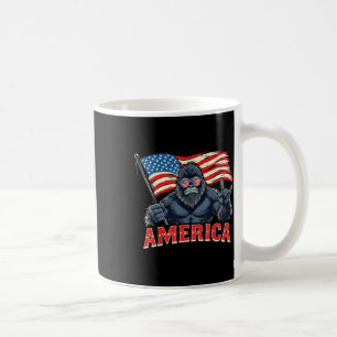 Mug America Bigfoot Sasquatch Juillet 4 Usa Drapeau Ro