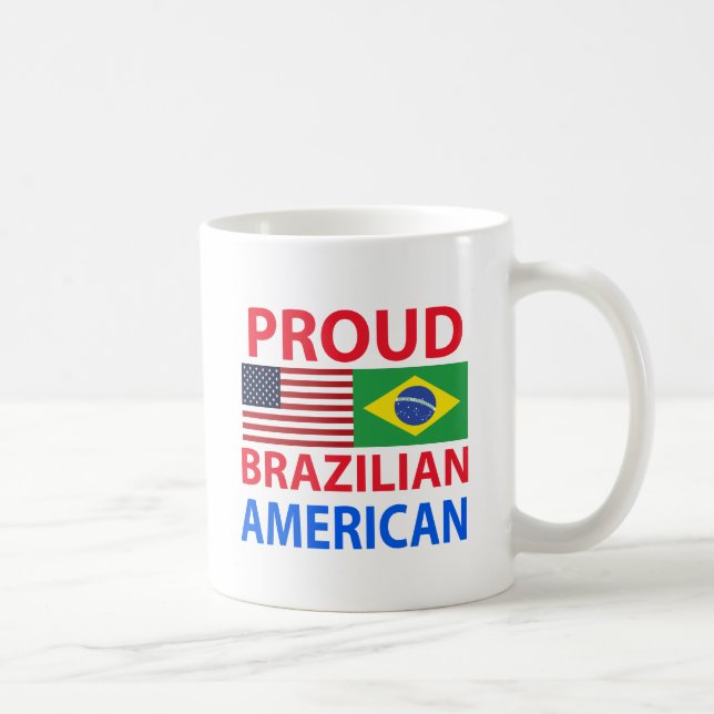 Mug Américain brésilien fier (Droite)