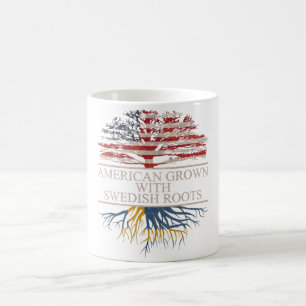 Mug Américain cultivé avec des racines suédoises