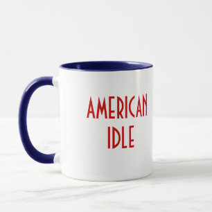 MUG AMÉRICAIN INACTIF avec drapeau américain