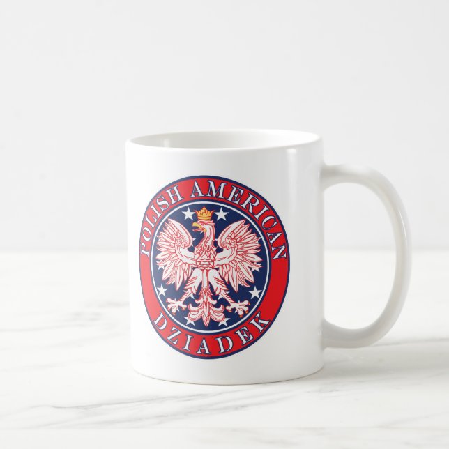Mug Américain polonais Dziadek (Droite)