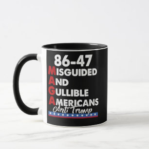 Mug Américains malavisés et crédules 86-47