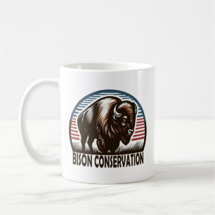 Mug American Bison Conservation World Wildlife Day