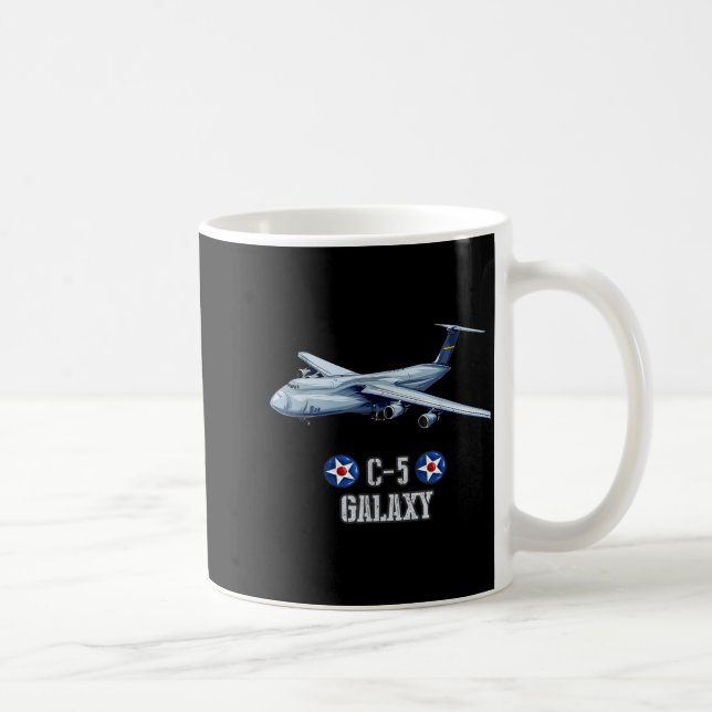 Mug American C-5 Galaxy Military Transrt Aircraft  (Droite)