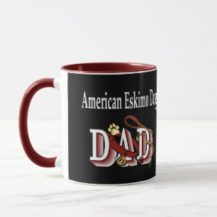 Mug American Eskimo Chien Papa Cadeaux