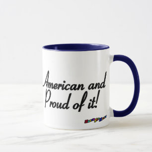 Mug American Flag - Américain et fier de ça !