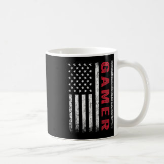 Mug American Flag Funny Gamer Jeux Vidéos Cadeaux Garç