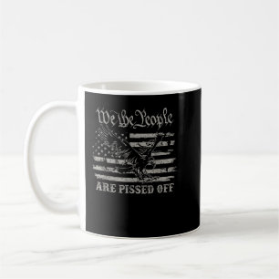 Mug American Flag Je suis papa Papaw et un vétéran 4e