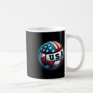 Mug American Flag Volleyball Basketball Patriotique Us